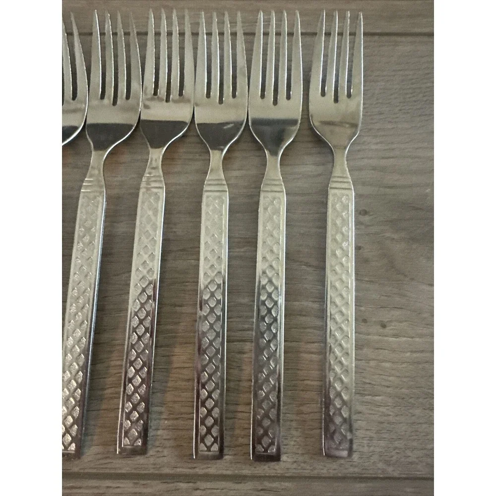 Lot of‎ 7 Oneida Ltd Majorca Stainless Forks 7 1/4 In Vintage